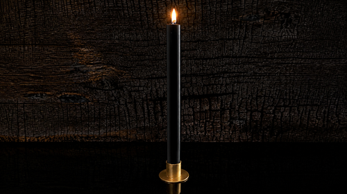 Pure Beeswax Altar Candle | 12" (30.48cm) Tall - Hand-Poured - Luxury Finish