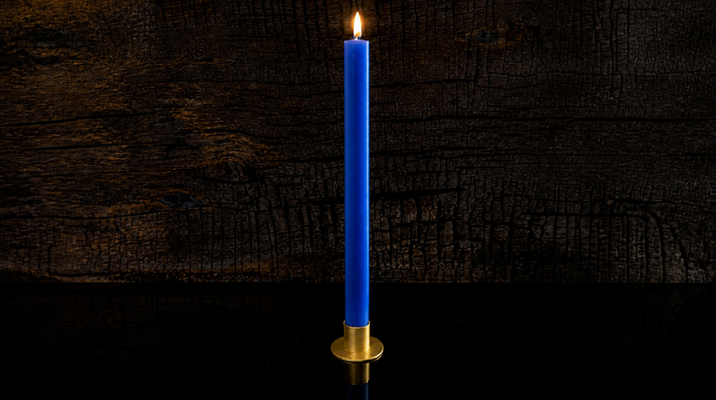 Pure Beeswax Altar Candle | 12" (30.48cm) Tall - Hand-Poured - Luxury Finish