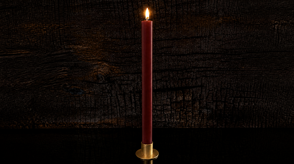 Pure Beeswax Altar Candle | 12" (30.48cm) Tall - Hand-Poured - Luxury Finish