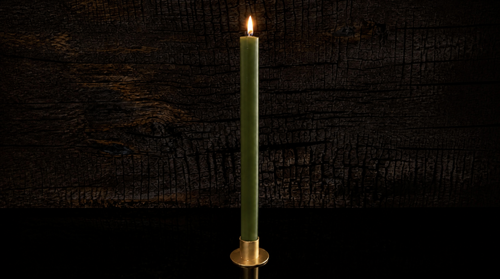 Pure Beeswax Altar Candle | 12" (30.48cm) Tall - Hand-Poured - Luxury Finish