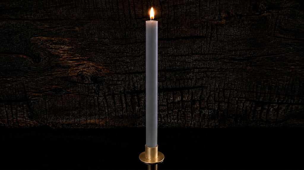 Pure Beeswax Altar Candle | 12" (30.48cm) Tall - Hand-Poured - Luxury Finish