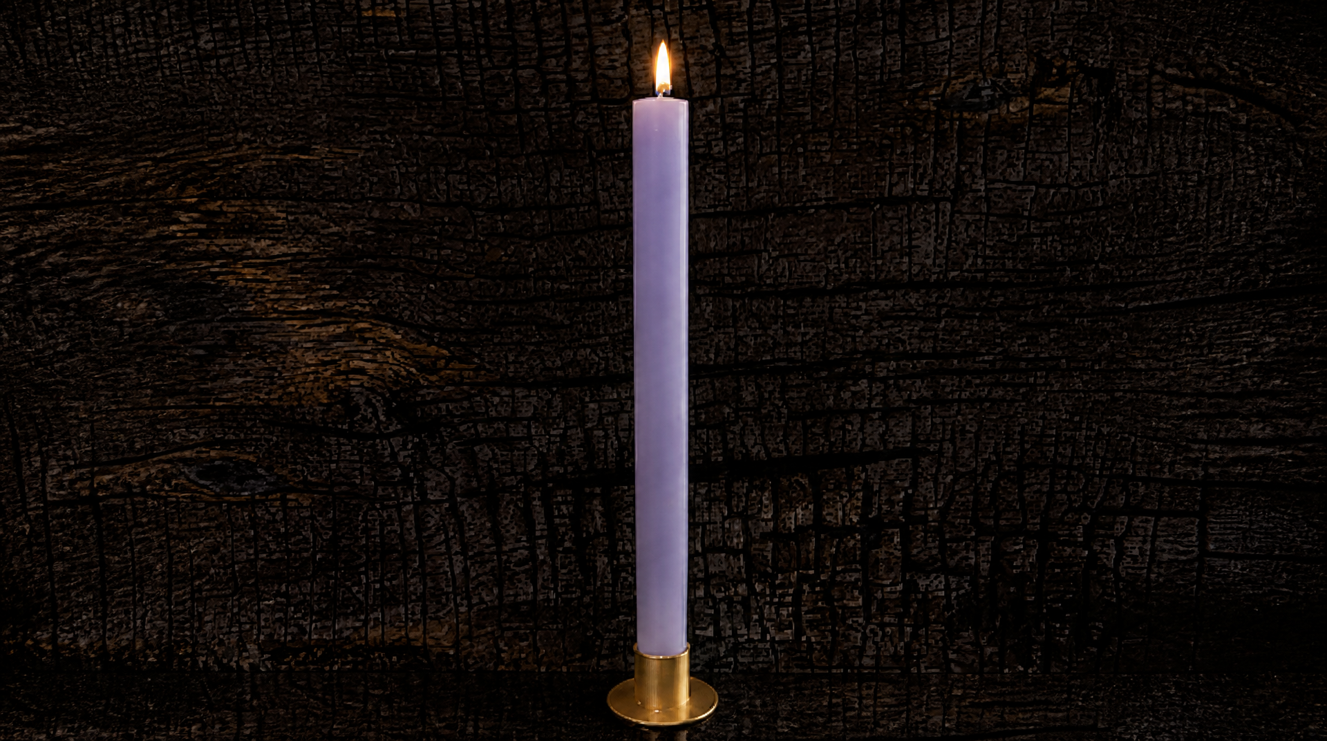 Pure Beeswax Altar Candle | 12" (30.48cm) Tall - Hand-Poured - Luxury Finish