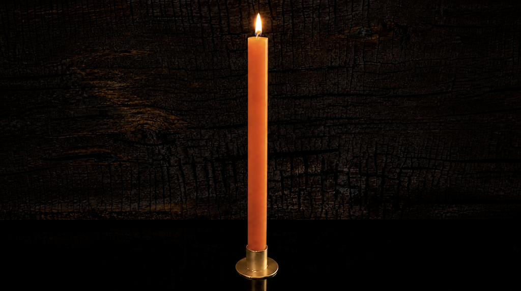 Pure Beeswax Altar Candle | 12" (30.48cm) Tall - Hand-Poured - Luxury Finish