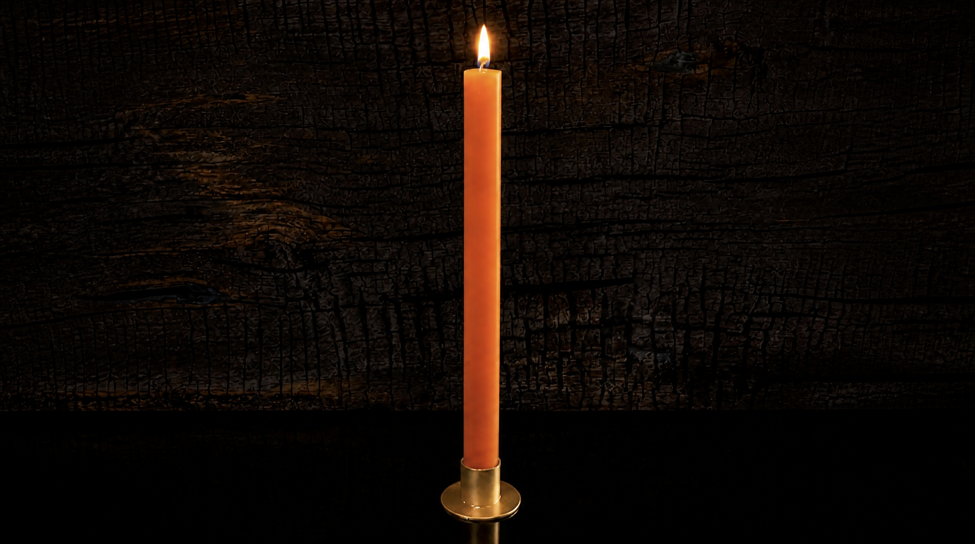Pure Beeswax Altar Candle | 12" (30.48cm) Tall - Hand-Poured - Luxury Finish