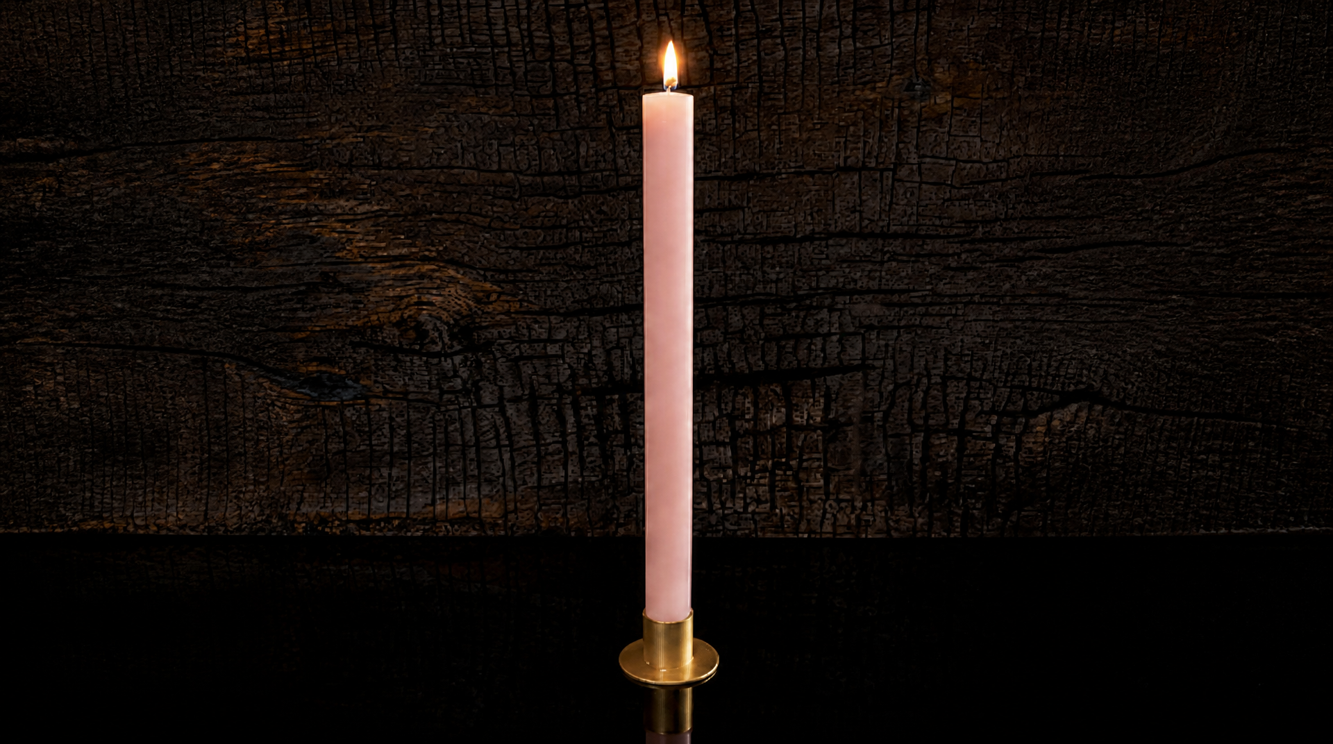 Pure Beeswax Altar Candle | 12" (30.48cm) Tall - Hand-Poured - Luxury Finish