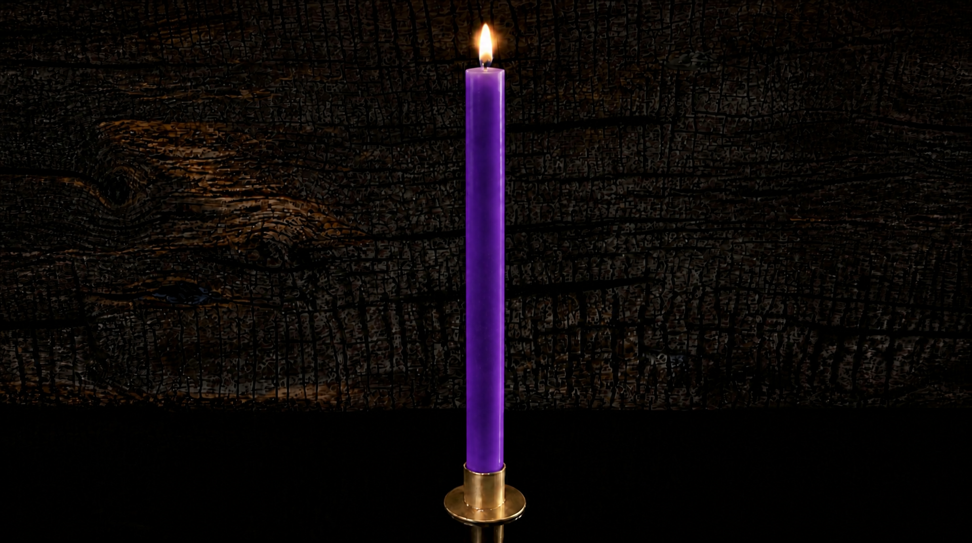 Pure Beeswax Altar Candle | 12" (30.48cm) Tall - Hand-Poured - Luxury Finish