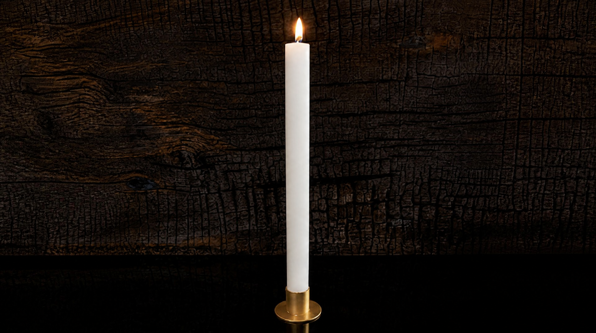 Pure Beeswax Altar Candle | 12" (30.48cm) Tall - Hand-Poured - Luxury Finish