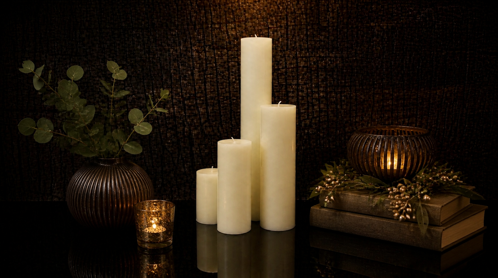 2 inch Pillar Candle Set