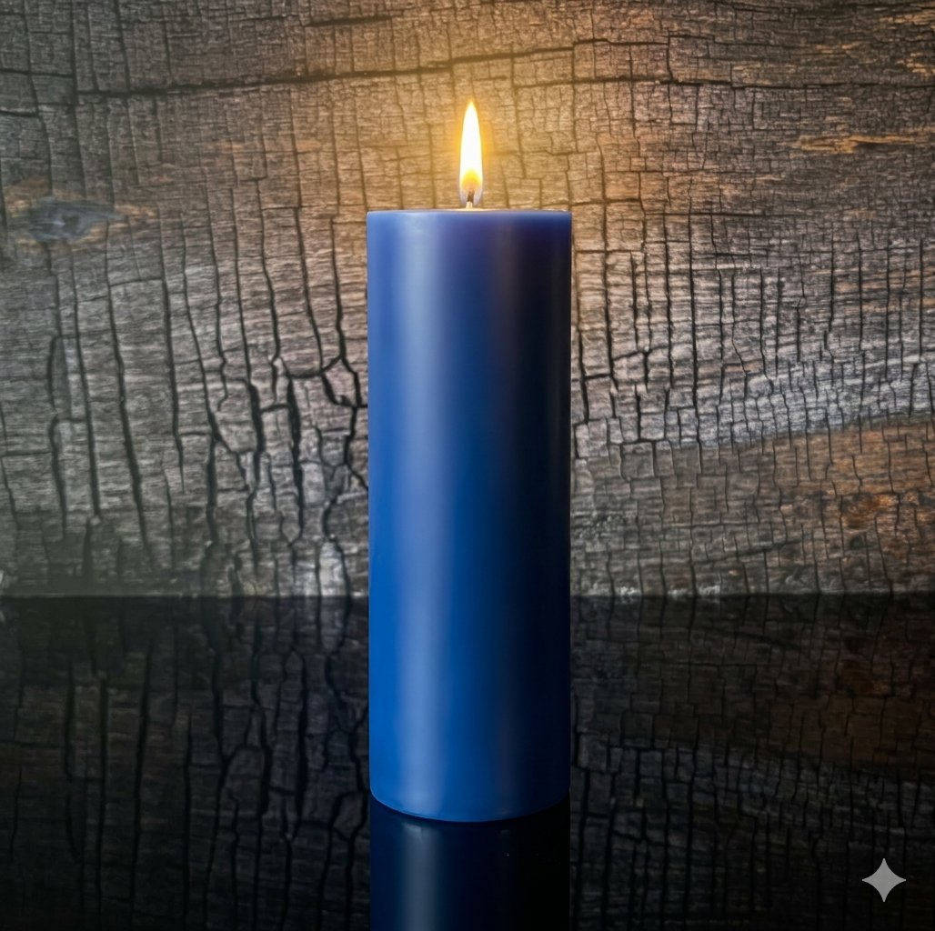 2" Diameter x 6" Tall - Organic Beeswax Pillar Candle – Ritual Altar Candle, Luxury Quality