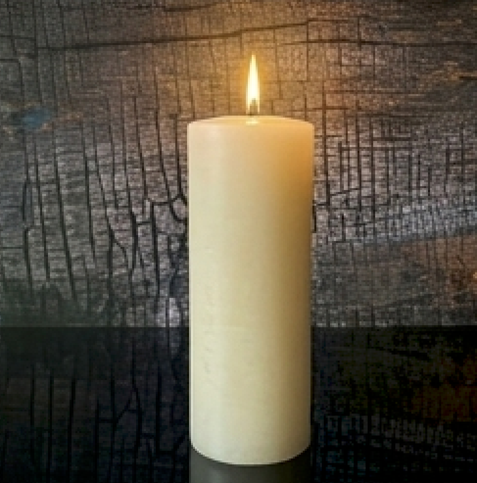 2" Diameter x 6" Tall - Organic Beeswax Pillar Candle – Ritual Altar Candle, Luxury Quality