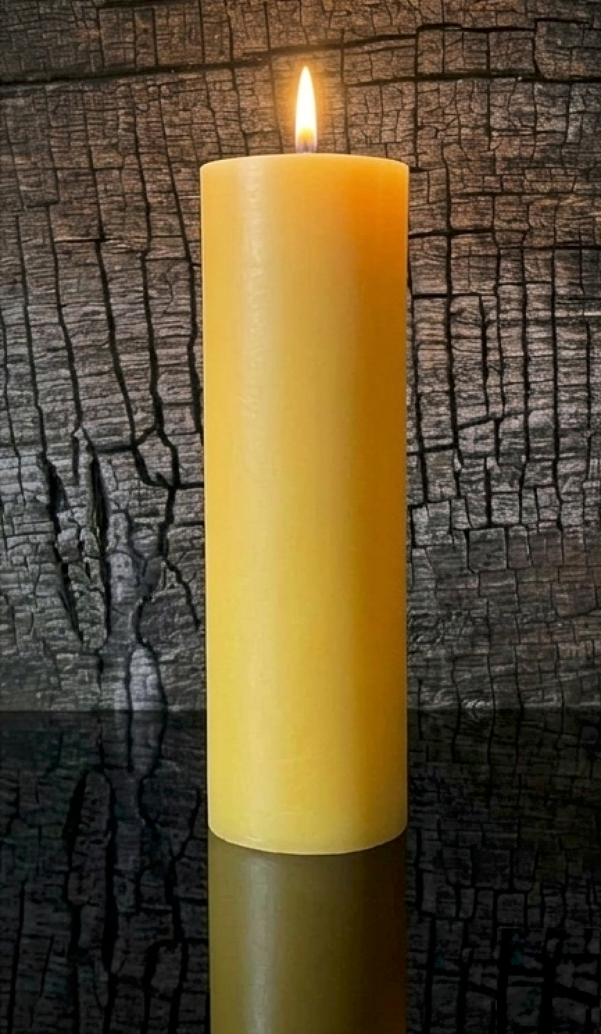 Virgin Beeswax Candles – 100% Pure Raw Hive Wax – Handmade Luxury Pillar Candles for Ritual & Intentional Use