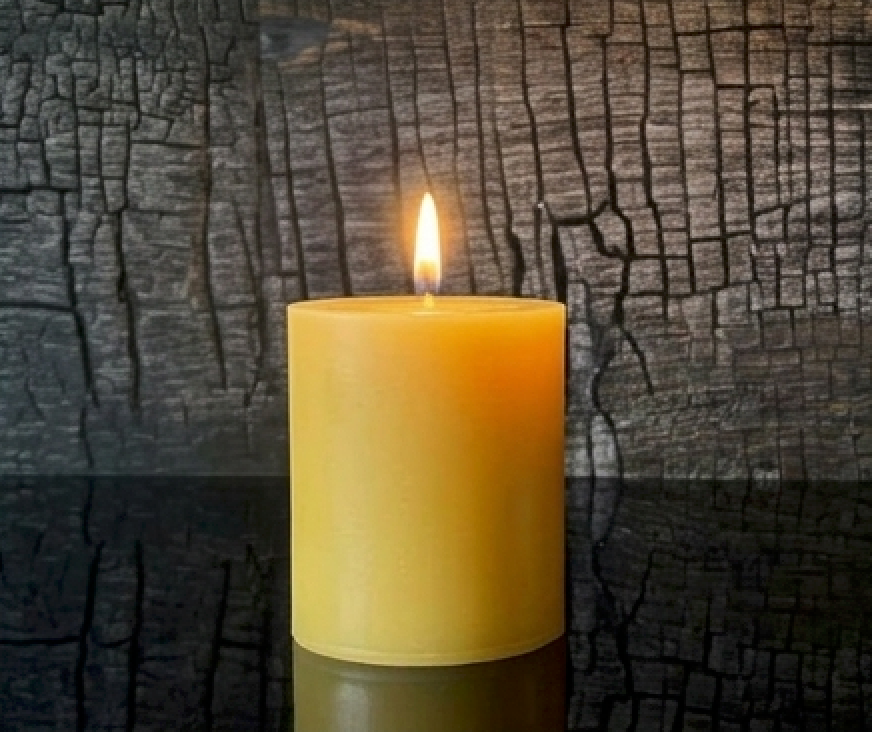 Virgin Beeswax Candles – 100% Pure Raw Hive Wax – Handmade Luxury Pillar Candles for Ritual & Intentional Use