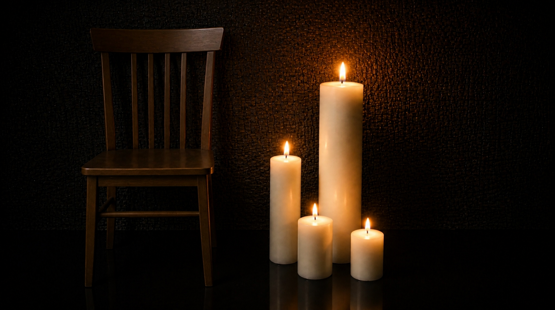 Giant Monument Beeswax Pillar Candle Set