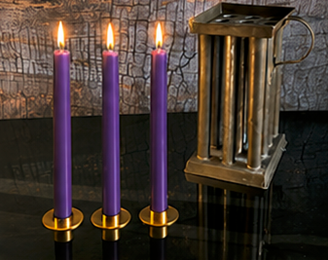8.5" Authentic 19th Century Pure Organic Beeswax Taper Candles | Luxury Finish | Natural Handcrafted