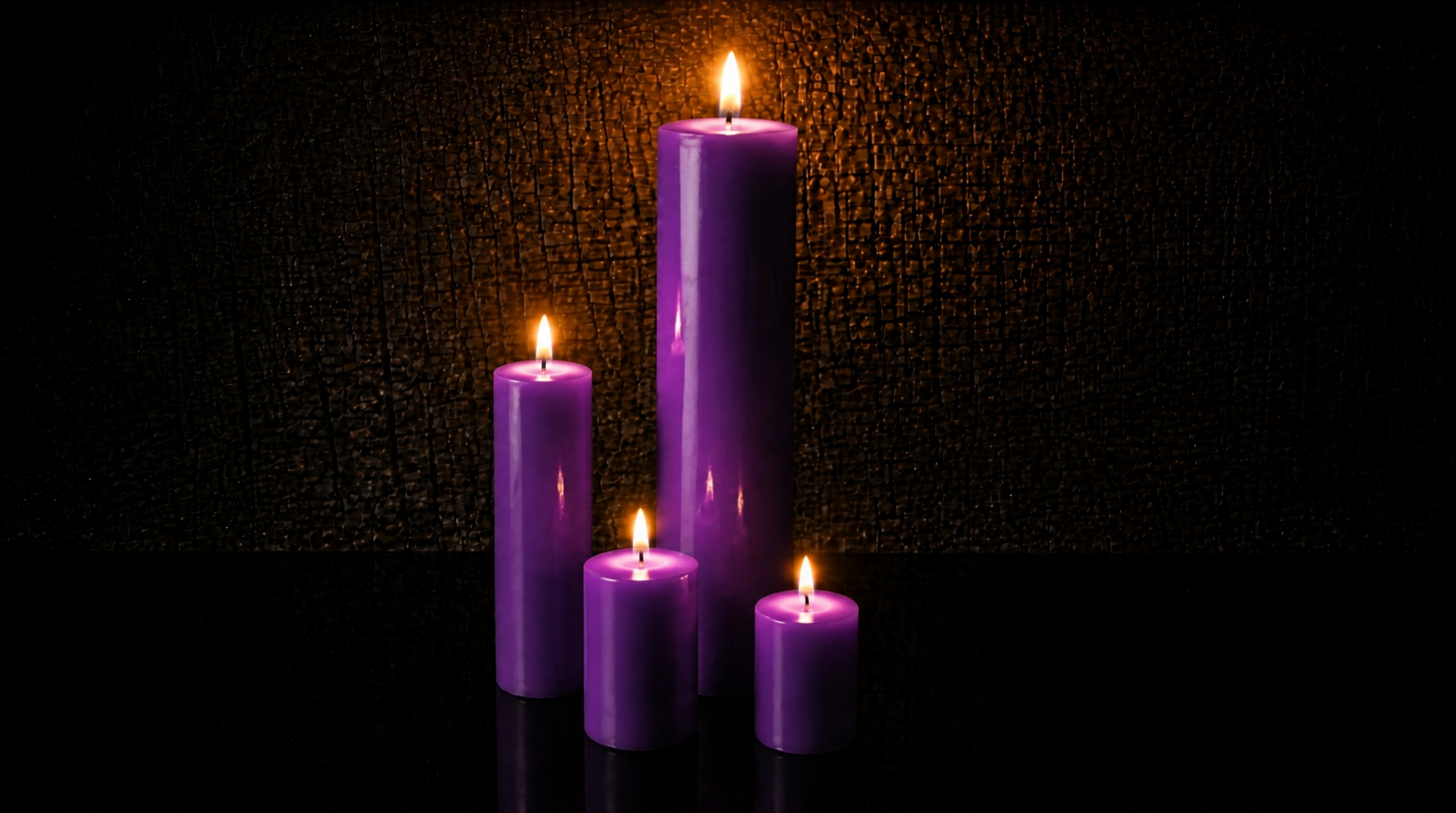 Giant Monument Beeswax Pillar Candle Set