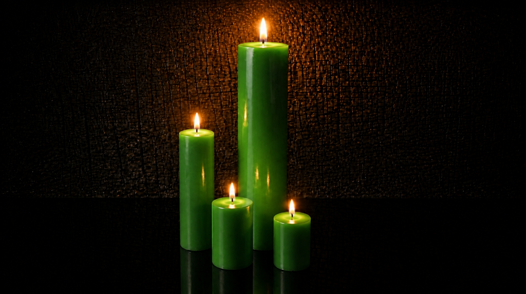 Giant Monument Beeswax Pillar Candle Set