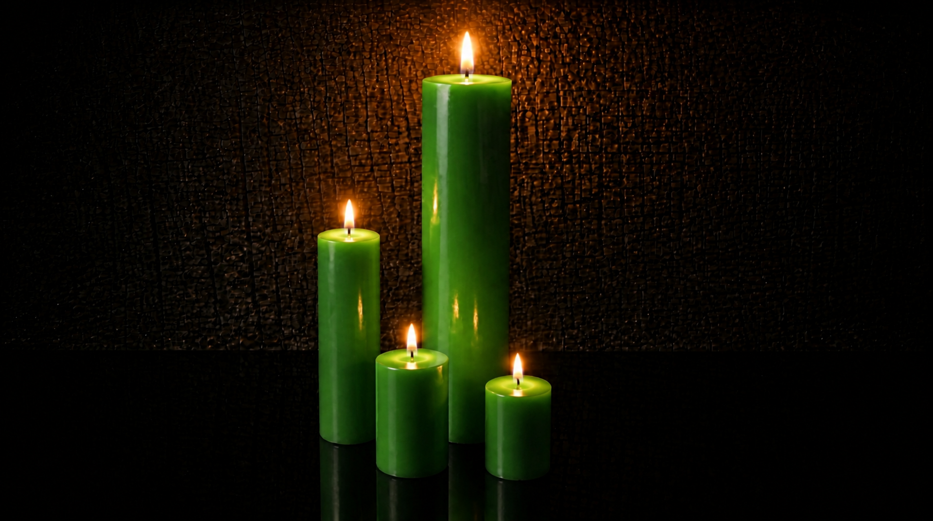Giant Monument Beeswax Pillar Candle Set