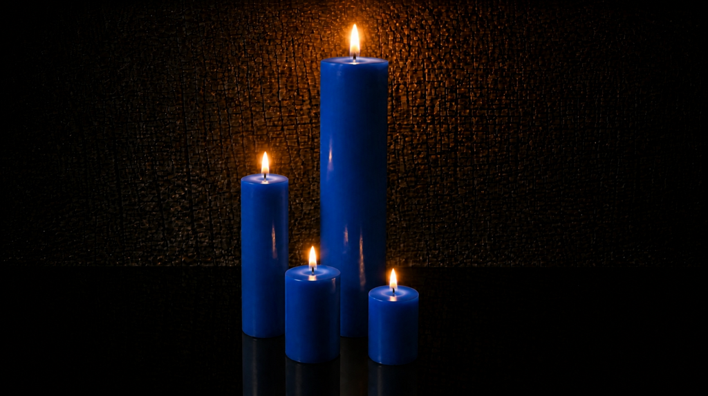 Giant Monument Beeswax Pillar Candle Set