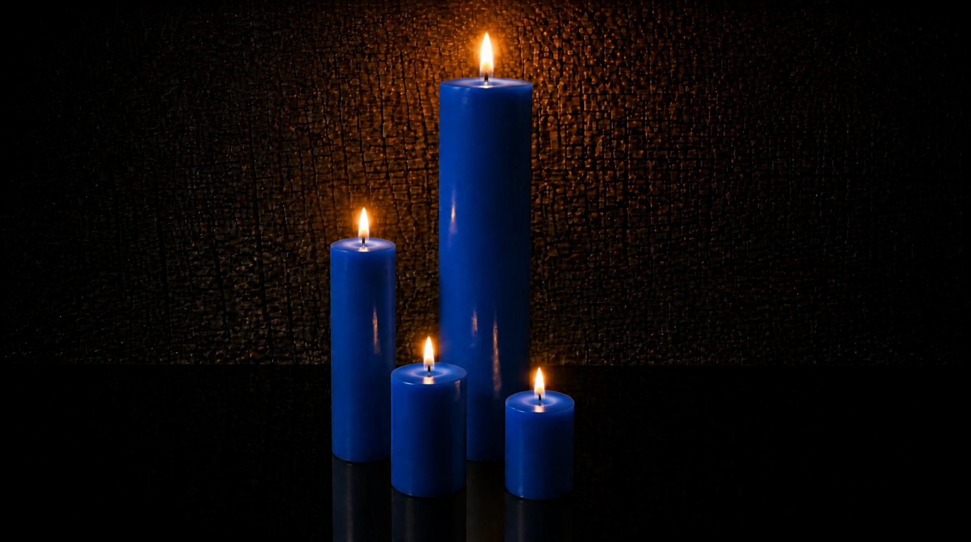 Giant Monument Beeswax Pillar Candle Set