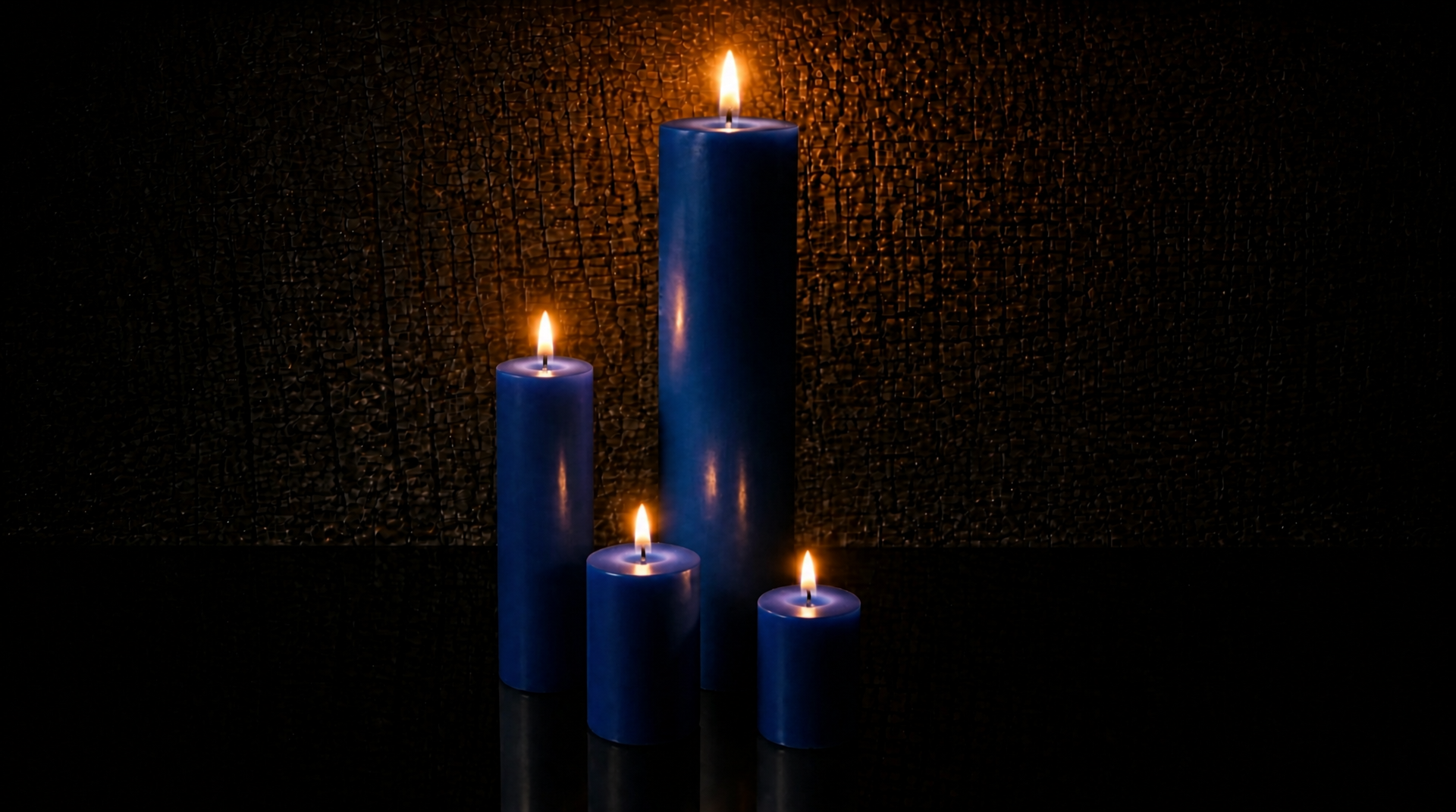 Giant Monument Beeswax Pillar Candle Set