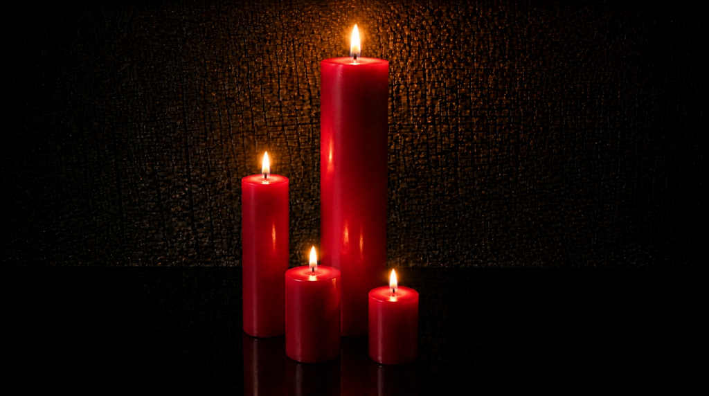 Giant Monument Beeswax Pillar Candle Set