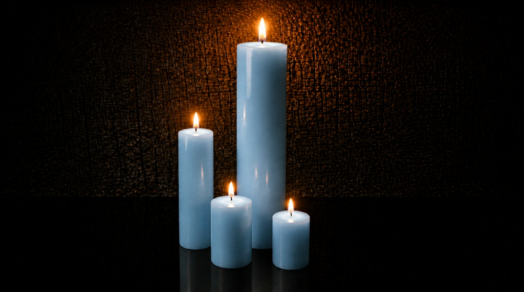 Giant Monument Beeswax Pillar Candle Set