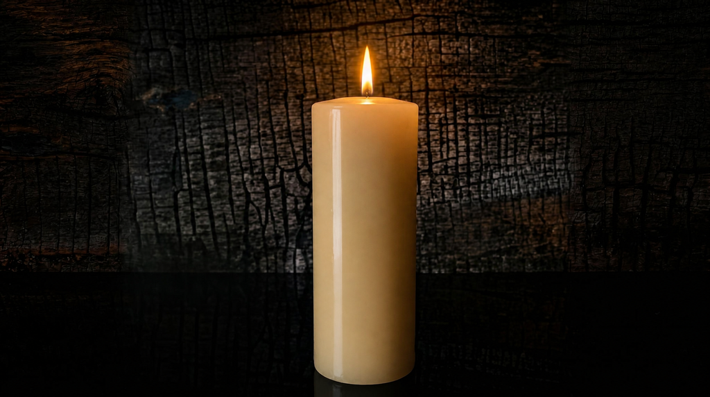 2" Diameter x 6" Tall - Organic Beeswax Pillar Candle – Ritual Altar Candle, Luxury Quality