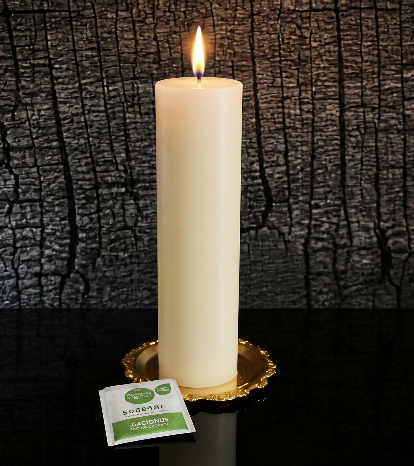 3" Diameter 12” Tall - Organic Beeswax Pillar Candle – Ritual Altar Candle, Luxury Quality, 200 Hour Burn