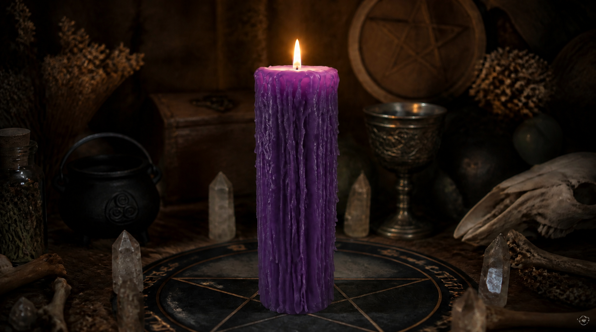 3 x 12 inch - Drippy Pillar Candle | 100% Beeswax