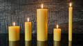 Virgin Beeswax Candles – 100% Pure Raw Hive Wax – Handmade Luxury Pillar Candles for Ritual & Intentional Use