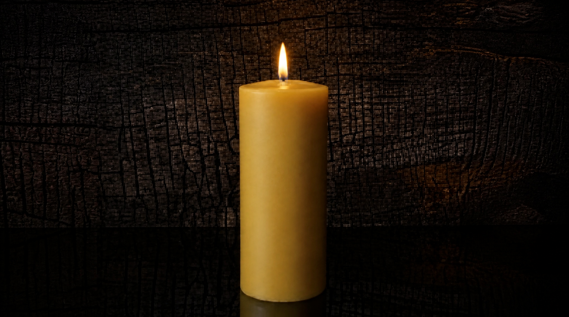 2" Diameter x 6" Tall - Organic Beeswax Pillar Candle – Ritual Altar Candle, Luxury Quality