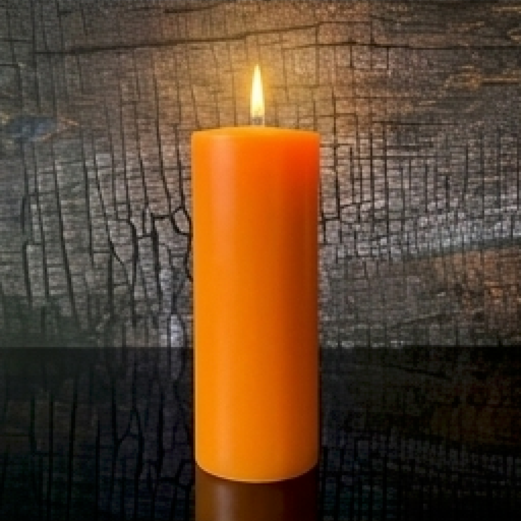 2" Diameter x 6" Tall - Organic Beeswax Pillar Candle – Ritual Altar Candle, Luxury Quality