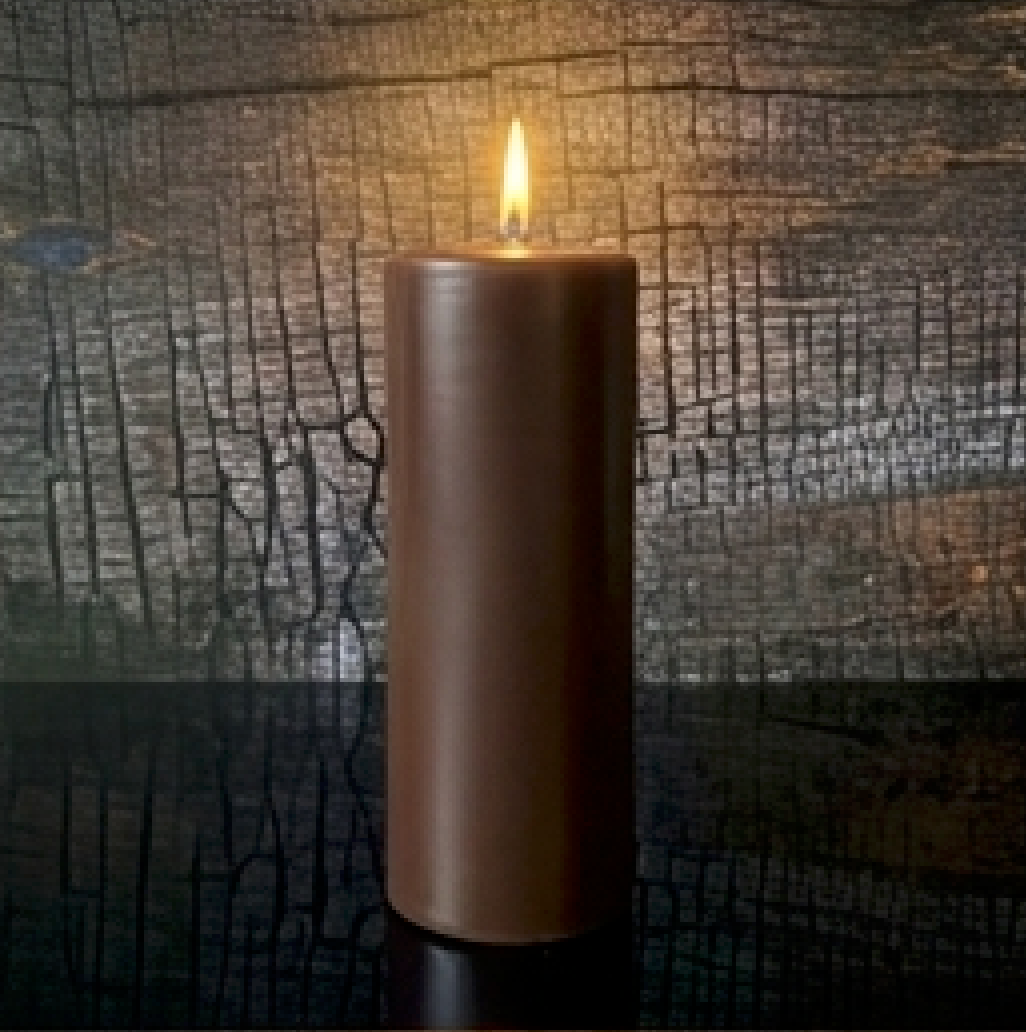 2" Diameter x 6" Tall - Organic Beeswax Pillar Candle – Ritual Altar Candle, Luxury Quality