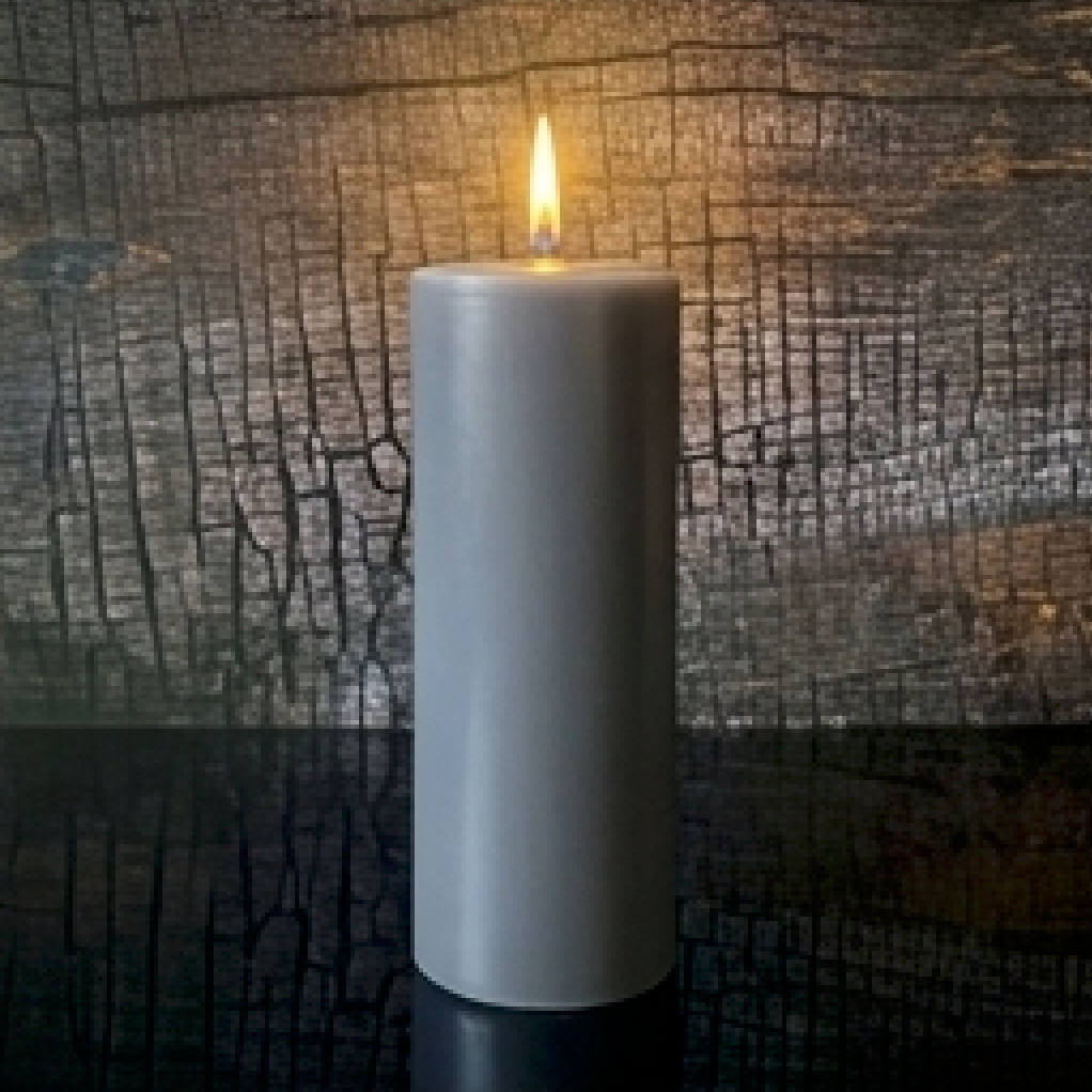 2" Diameter x 6" Tall - Organic Beeswax Pillar Candle – Ritual Altar Candle, Luxury Quality