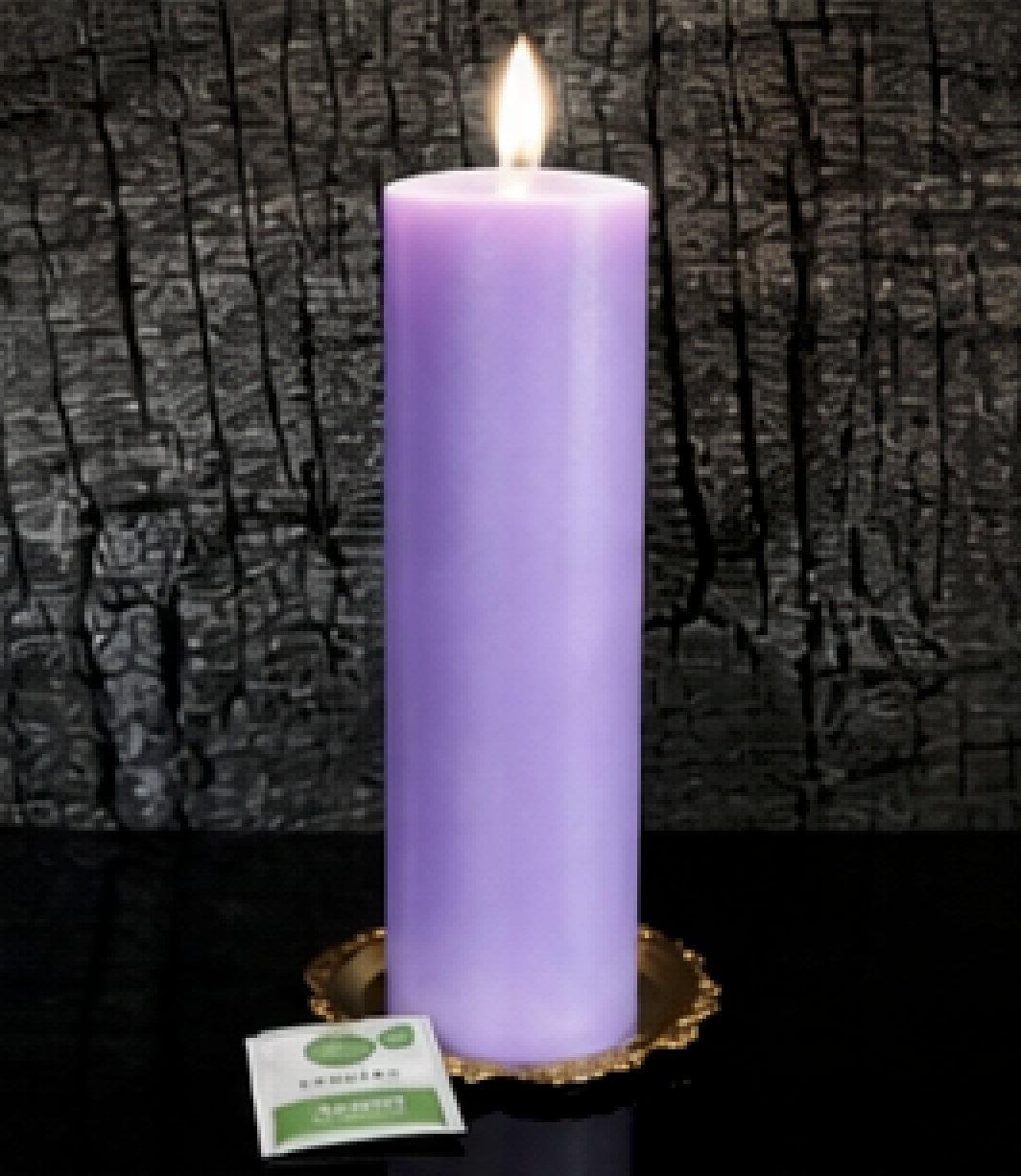 3" Diameter 12” Tall - Organic Beeswax Pillar Candle – Ritual Altar Candle, Luxury Quality, 200 Hour Burn