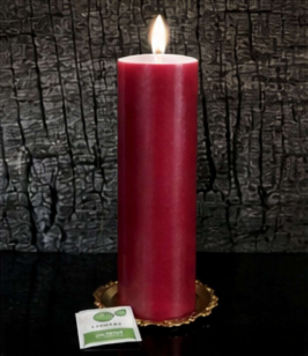 3" Diameter 12” Tall - Organic Beeswax Pillar Candle – Ritual Altar Candle, Luxury Quality, 200 Hour Burn