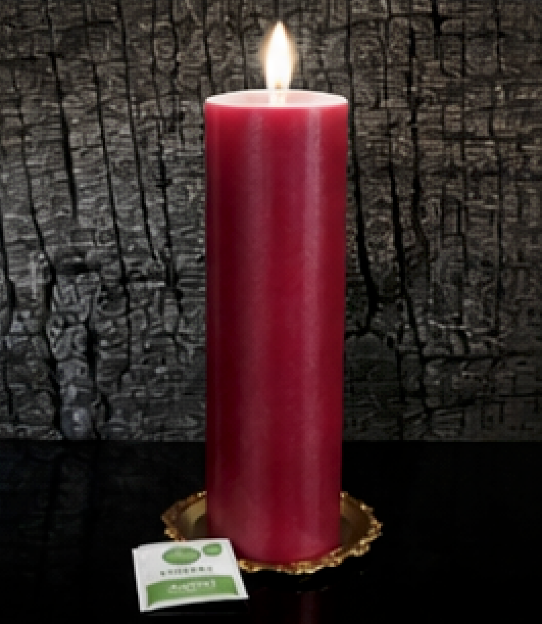 3" Diameter 12” Tall - Organic Beeswax Pillar Candle – Ritual Altar Candle, Luxury Quality, 200 Hour Burn