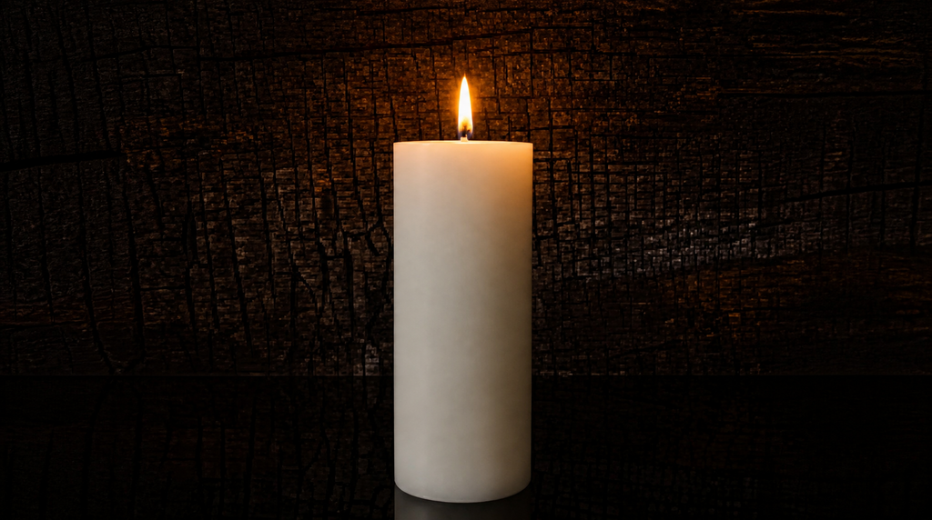 2" Diameter x 6" Tall - Organic Beeswax Pillar Candle – Ritual Altar Candle, Luxury Quality