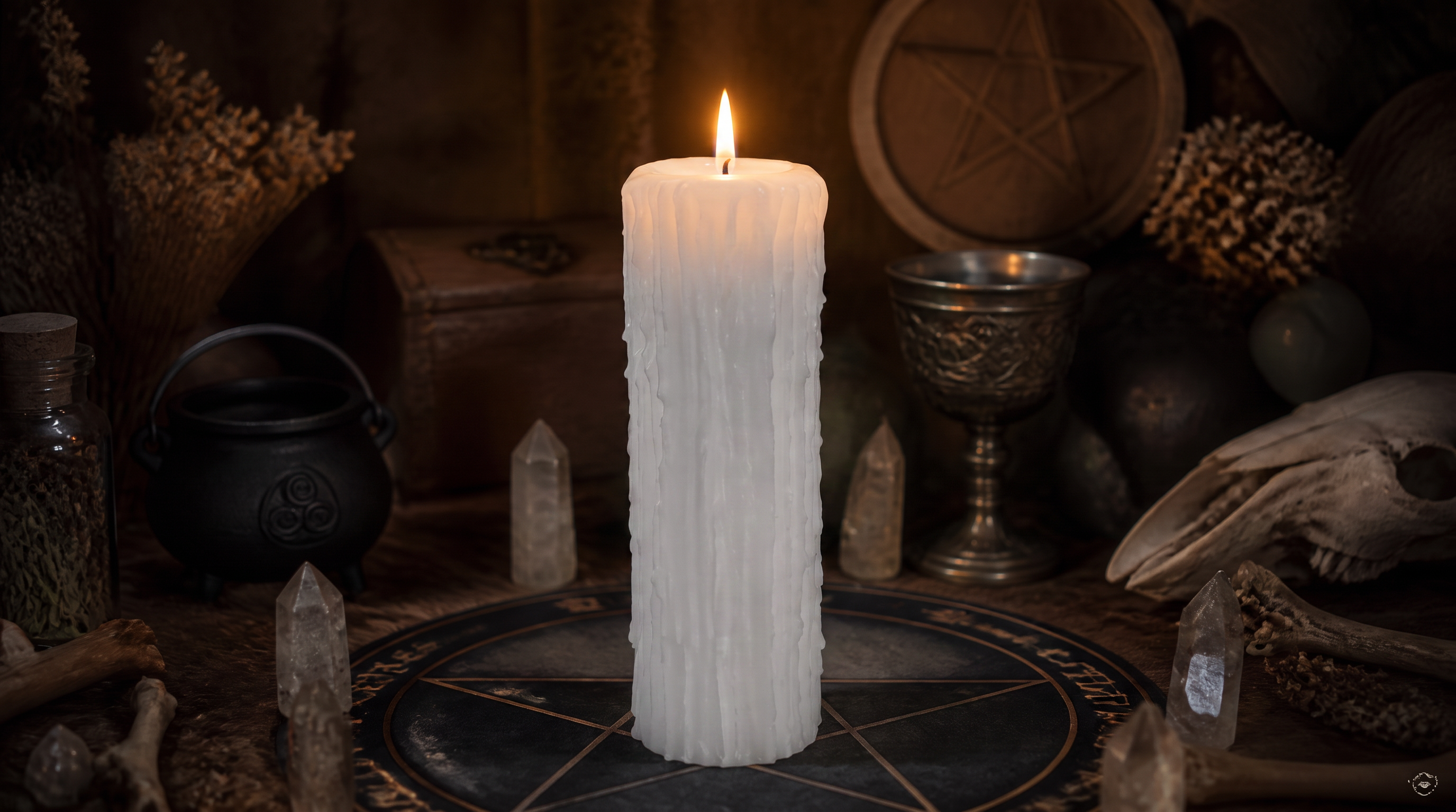 3 x 12 inch - Drippy Pillar Candle | 100% Beeswax