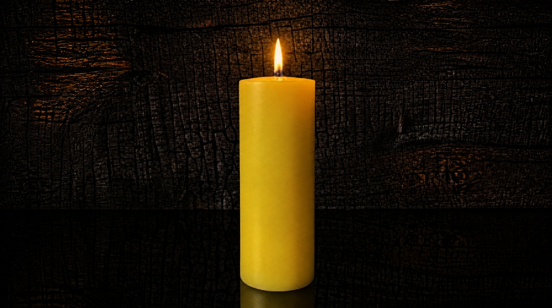 2" Diameter x 6" Tall - Organic Beeswax Pillar Candle – Ritual Altar Candle, Luxury Quality