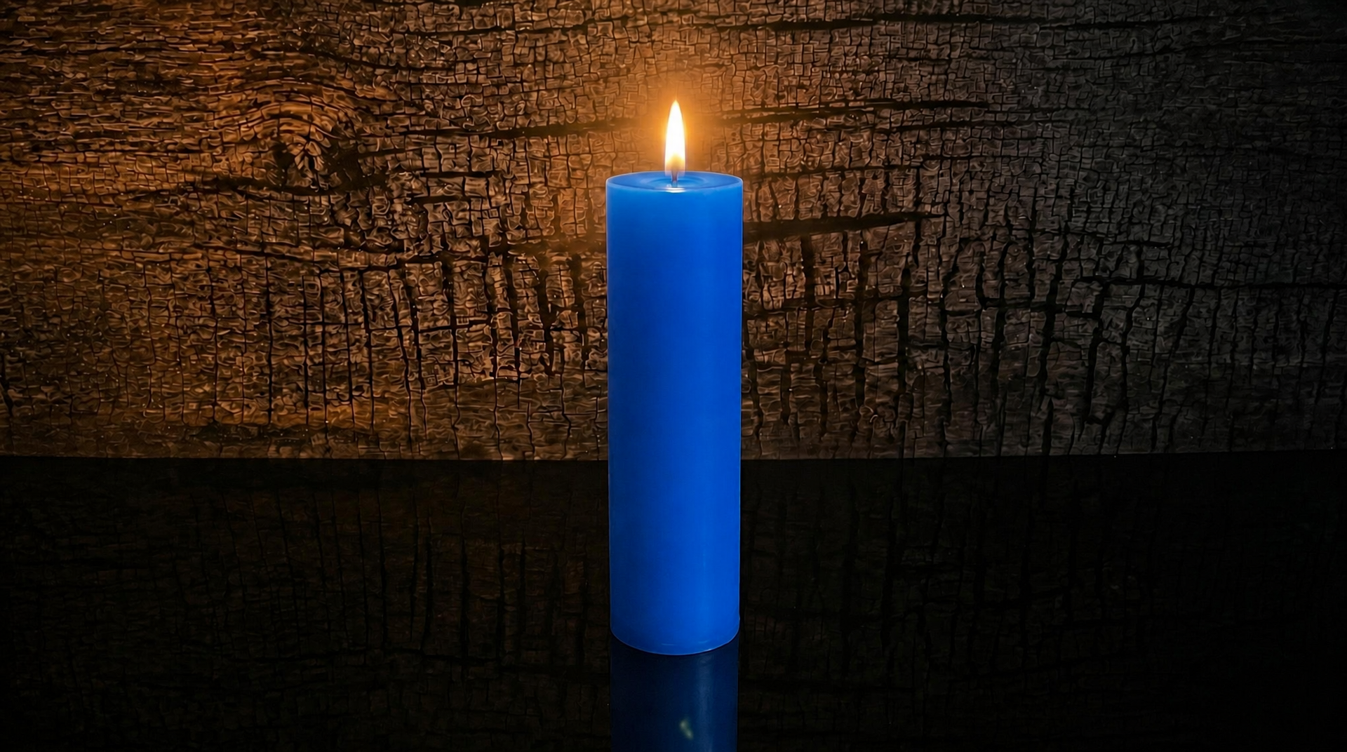 2 x 9 inch Beeswax Pillar Candle