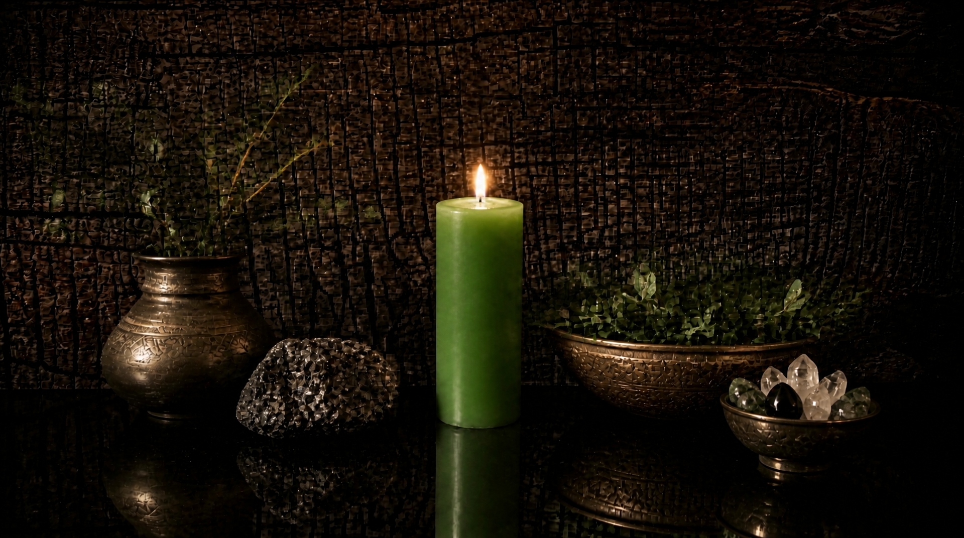 2 x 4 inch Beeswax Pillar Candle