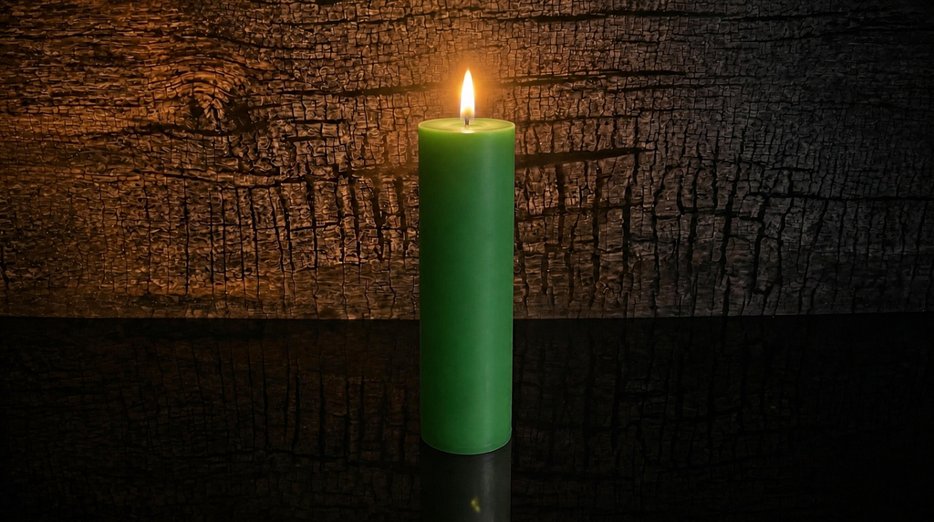 2 x 9 inch Beeswax Pillar Candle
