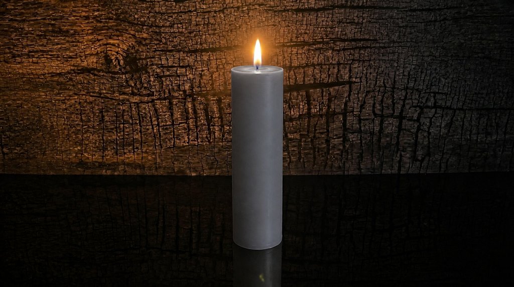 2 x 9 inch Beeswax Pillar Candle