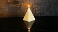 4.5 x 7 inch - Beeswax Pyramid Candle