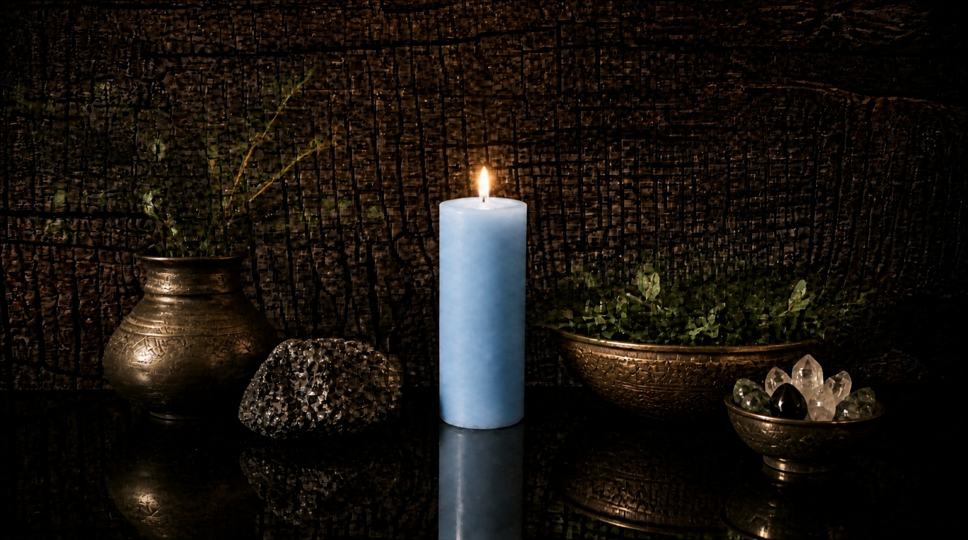 2 x 4 inch Beeswax Pillar Candle