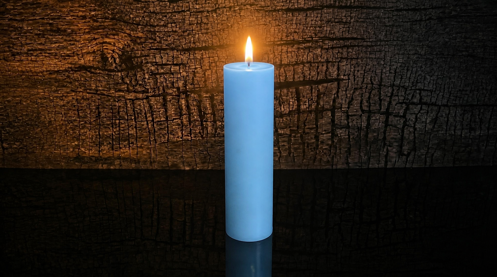 2 x 9 inch Beeswax Pillar Candle