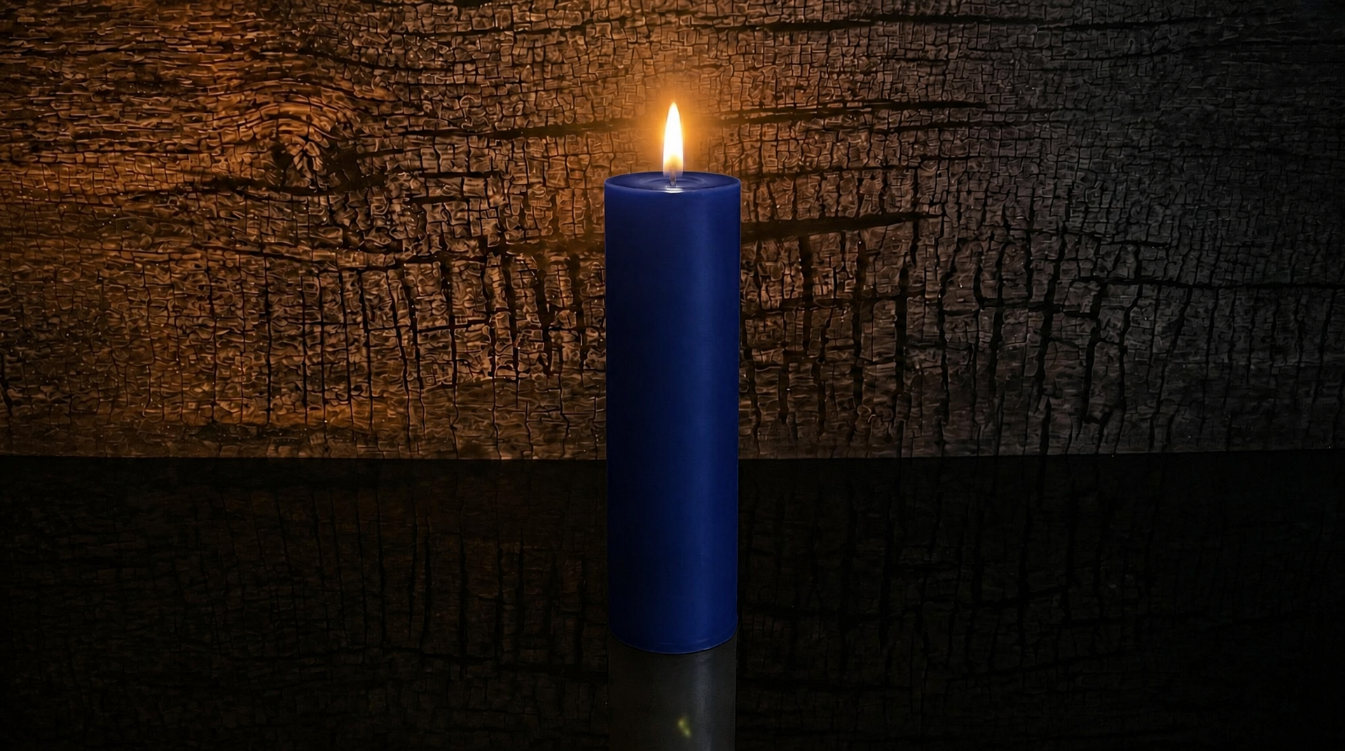 2 x 9 inch Beeswax Pillar Candle