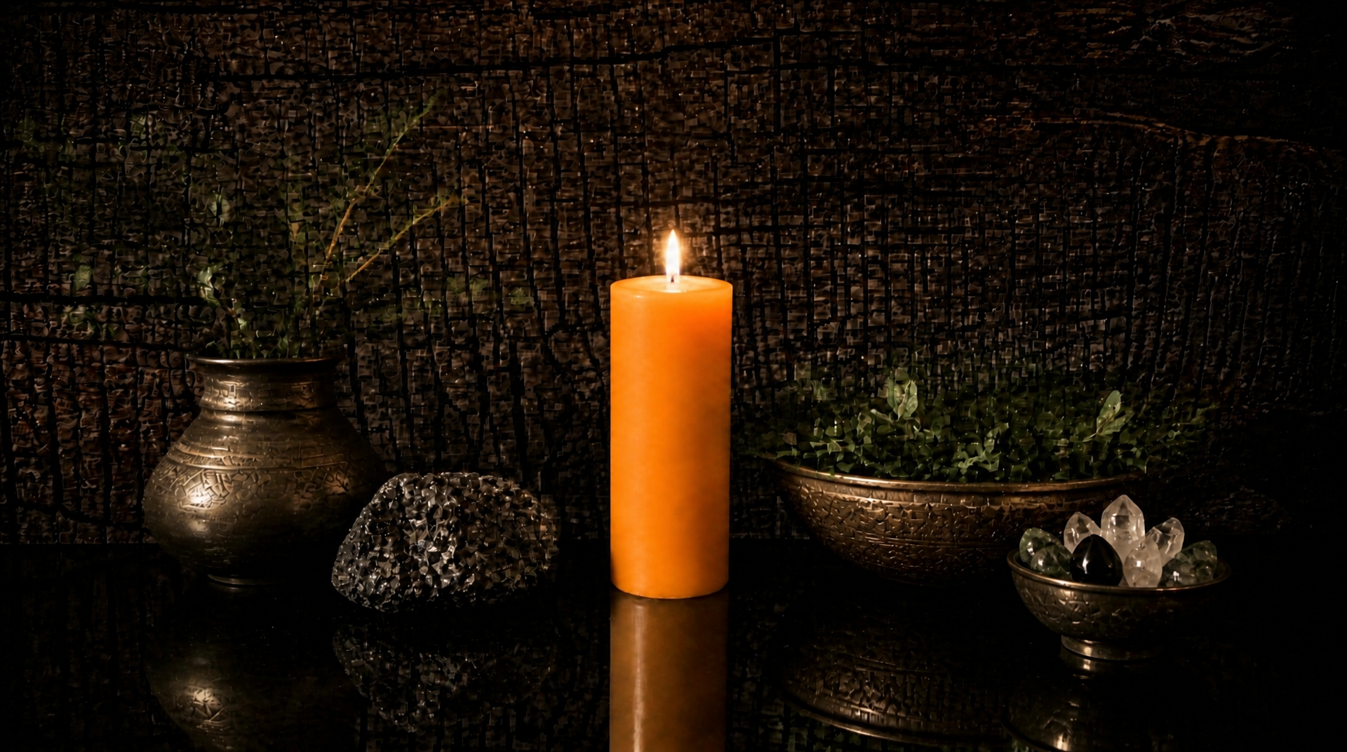 2 x 4 inch Beeswax Pillar Candle