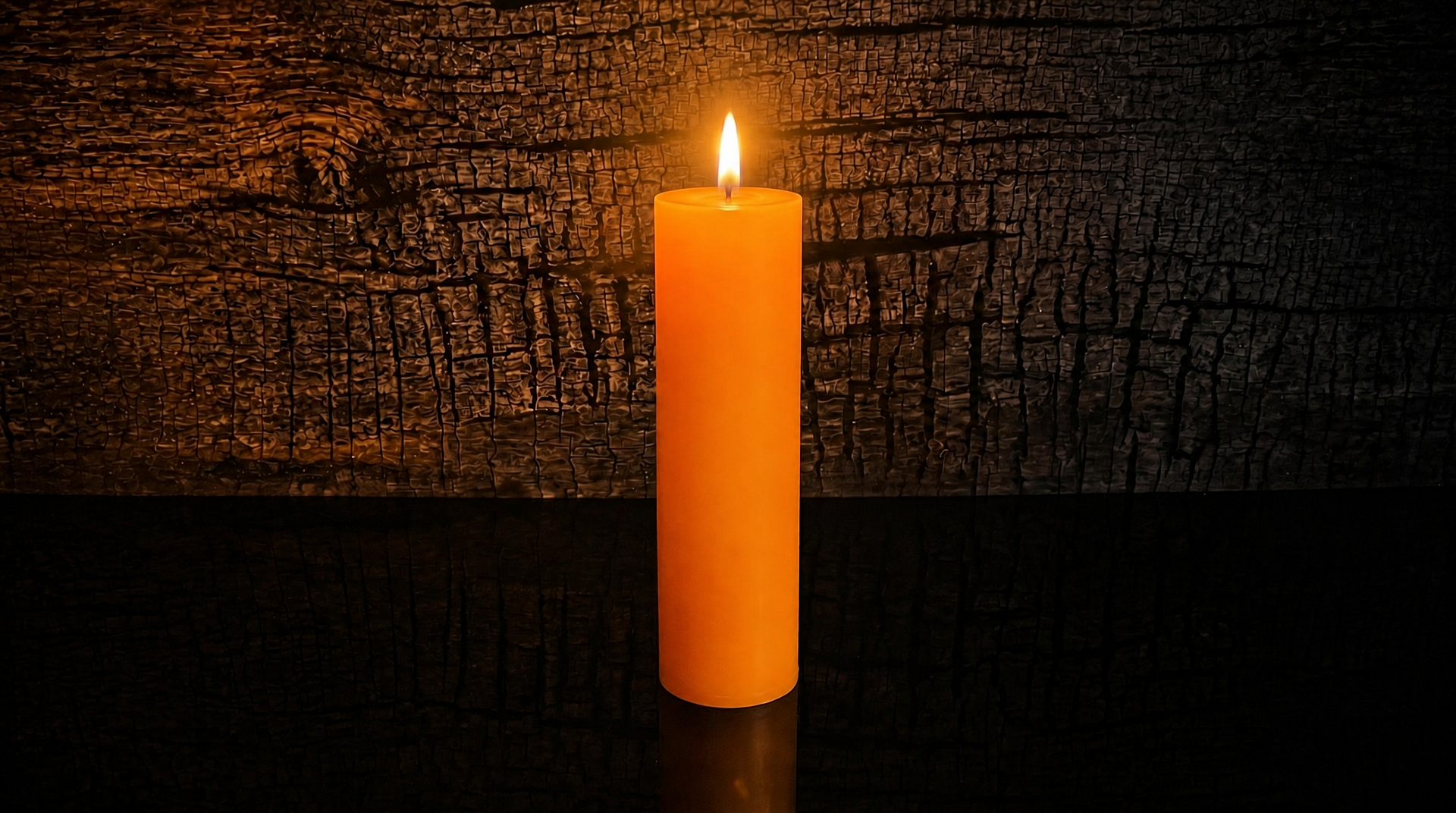 2 x 9 inch Beeswax Pillar Candle